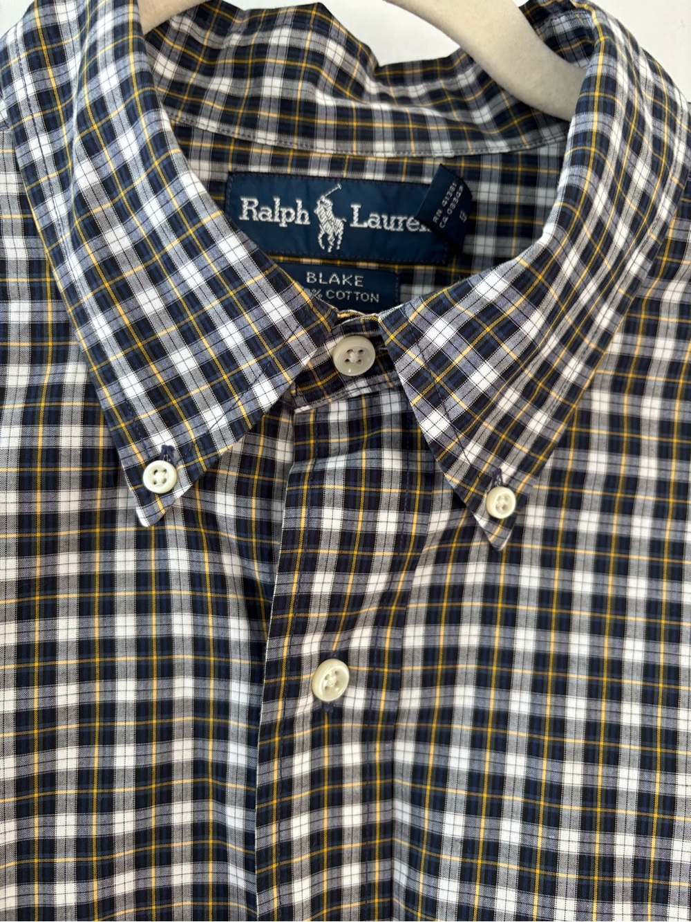 Ralph Lauren Blake XL Plaid Button Down Shirt 100% Cotton Old Money Academia - Picture 4 of 11